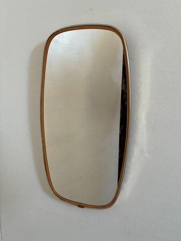 Wandspiegel - Hout, Glas