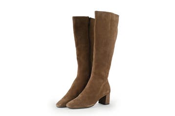Linea Zeta Laarzen in maat 36 Bruin, Kleding | Dames, Schoenen, Hoge laarzen, Bruin, Verzenden, Zo goed als nieuw