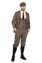 Colbert Peaky Blinders Roaring 20s Bruin, Ophalen of Verzenden, Nieuw