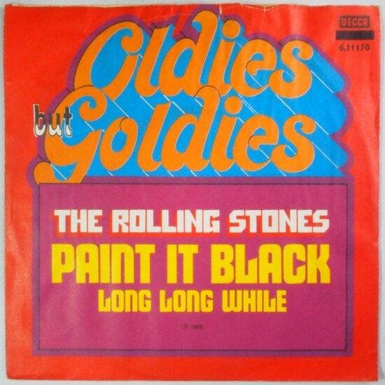 Rolling Stones, The - Paint it black / Long long while - ..., Cd's en Dvd's, Vinyl Singles, Verzenden