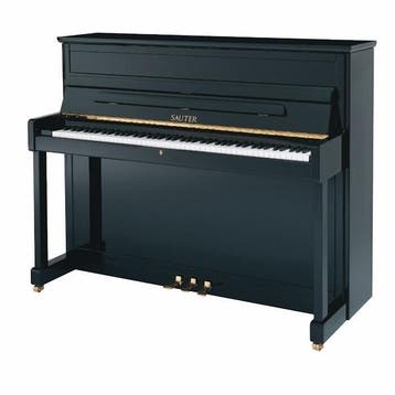 Sauter Cosmo 116 PE messing piano, Nieuw, Zwart, Piano