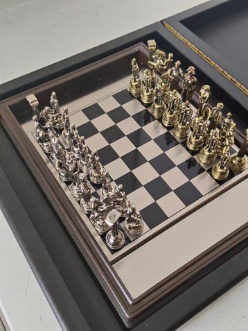 Franz Borghese - Schaakspel - Franz Borghese - Metaal