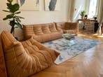 Ligne Roset Togo Bank Set - Camel Bruin Leer Gratis Levering, Huis en Inrichting, 150 tot 200 cm, Leer, Zo goed als nieuw, Knoll vitra artifort sede b&b italia cassina mid century modern