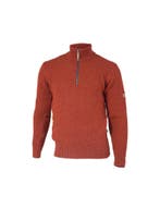 Ivanhoe trui Moritz half zip Red  Clay - 100% wol - Rood, Verzenden, Nieuw, Rood