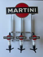 Retro Martini Dispenser for 3 bottles. - Dispenser - Metaal,, Antiek en Kunst