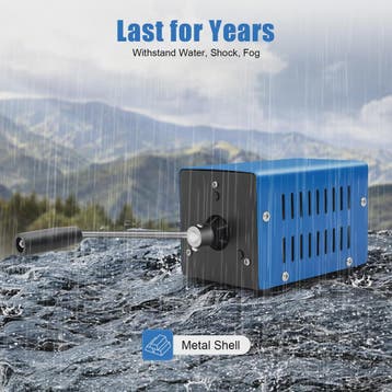 Draagbare Hand Crank Generator 20W - Noodstroom & USB Oplade, Verzenden, Nieuw