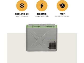 Steamy SECXD55 - Elektrische Compressor Koelbox - Dual, Verzenden, Nieuw