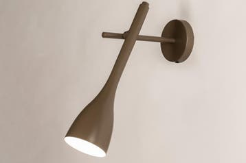 Rietveld Wandlampen - Bruin - Metaal, Verzenden, Nieuw