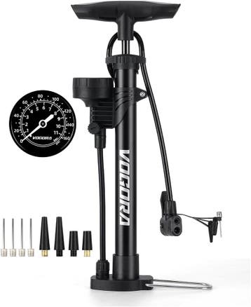 Universele Fietspomp 160 PSI | 37% Korting, Ophalen of Verzenden, Drukmeter, Zo goed als nieuw