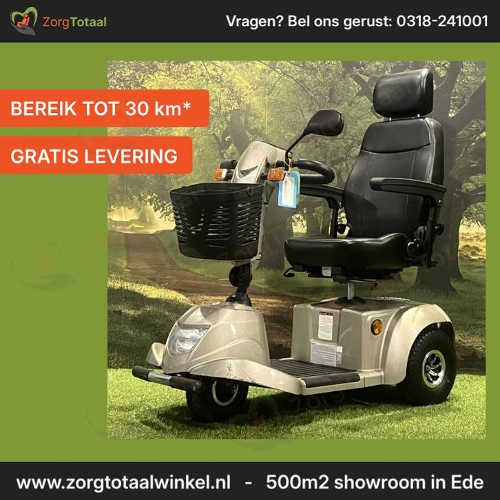 Scootmobiel - Vermeiren Ceres 3 Deluxe | Incl garantie & n.., Diversen, Brommobielen en Scootmobielen, Gebruikt, Vermeiren, Ophalen of Verzenden