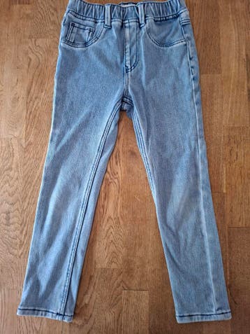 Zara lichtblauwe skinny jeans maat 110, Zo goed als nieuw, Zara, Meisje, Broek