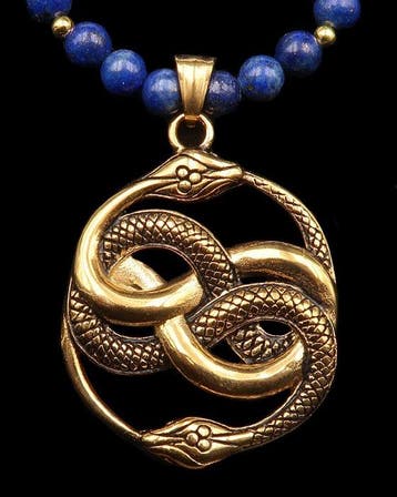 Lapis lazuli - Talisman van het Divijn Auryn: Het Zegel van