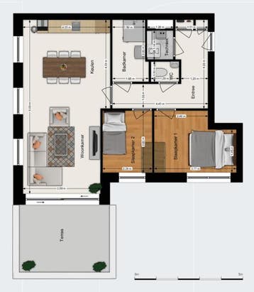 Te huur: Appartement Noorwegenkade in Almere, Huizen en Kamers, Huizen te huur, Almere, Flevoland, Appartement
