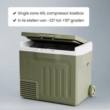 2dekans | Auronic Elektrische Koelbox - Compressor - 40L -, Ophalen of Verzenden, Zo goed als nieuw