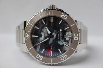 Horloge Oris Aquis Date Upcycle 12/2025 Full set Nieuw., Overige merken, Staal, Staal, Polshorloge