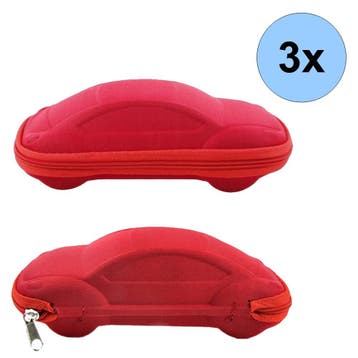Fako Bijoux - Brillenkoker - Auto - EVA - Met Rits - Nylon -, Verzenden, Nieuw