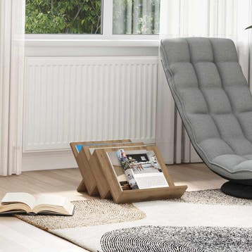 vidaXL Tijdschrift Rek Artisan Eiken 53 x 40 x 28,5 cm, Verzenden, Nieuw