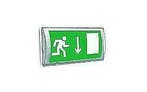 Professionele    LED NOOD VERLICHTING SLAGVAST EN WATERDICHT, Verzenden, Nieuw, Minder dan 50 watt, Lamp met armatuur