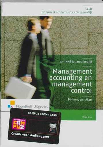 Management control en accounting 9789001784386, Boeken, Verzenden, Zo goed als nieuw