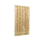 Poortdeur Jumbo Vuren Geschaafd op Stalen Frame 100 x 200 cm, Tuin en Terras, Schuttingen, Nieuw
