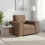 vidaXL Sofa Stoel Bruin 100x78x84 cm Stof, Huis en Inrichting, Banken | Bankstellen, Verzenden, Nieuw, Stof