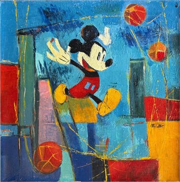 Nguyn V.L - The Mickey Legacy (5) 80 80 cm - No Reserve