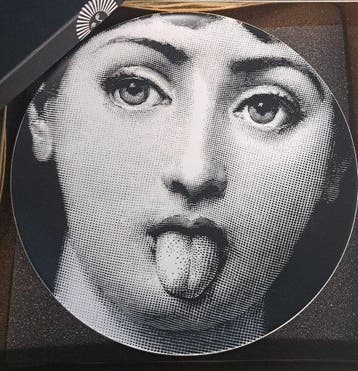 Piero Fornasetti - Schotel - Porselein - Thema en Variaties
