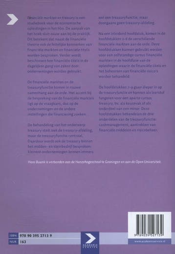 Financiële markten en treasury 9789039527139 Hans Buunk, Verzenden, Gelezen, Hans Buunk
