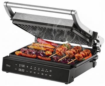 Olvy Contactgrill XL - 2000W -, Verzenden, Nieuw