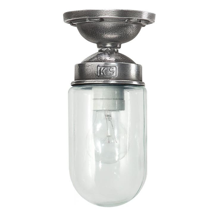 One-Eighty Plafondlamp Zilver Binnenverlichting, Huis en Inrichting, Lampen | Plafondlampen, Verzenden