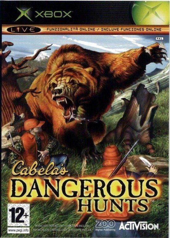 Xbox Classic Cabelas Dangerous Hunts, Spelcomputers en Games, Games | Xbox Original, Zo goed als nieuw, Verzenden