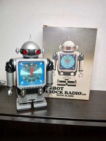 Equity - Speelgoed robot Model No. 164 - Robot Clock Radio -