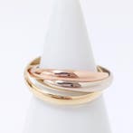 Cartier - Ring - Trinity - 18 karaat Witgoud, Geel goud,, Nieuw