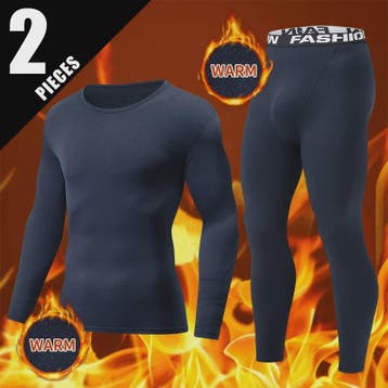 Heren Thermo Ondergoed Set - Winter Sport & Casual Basislaag, Verzenden
