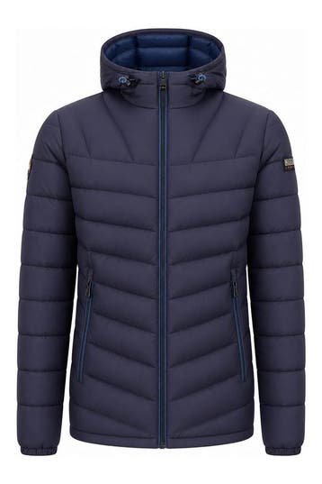 Napapijri Jas in maat S Blauw, Kleding | Heren, Verzenden, Gedragen, Blauw, Napapijri