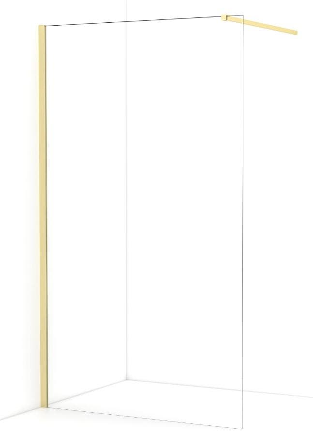 SALE - Oslo 110 x 200 - Glans goud - Inloopdouche -, Doe-het-zelf en Verbouw, Sanitair, Nieuw, Ophalen of Verzenden