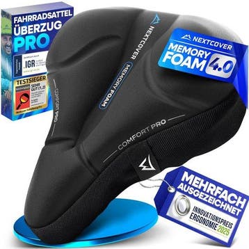 2dekans | Nextcover fietszadel hoes CoverPro met memory foam, Ophalen of Verzenden, Zo goed als nieuw, Nextcover
