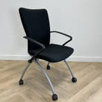 complete set van 4 stuks Haworth comforto X99, Huis en Inrichting, Stoelen, Ophalen of Verzenden, Gebruikt, Zwart, Stof