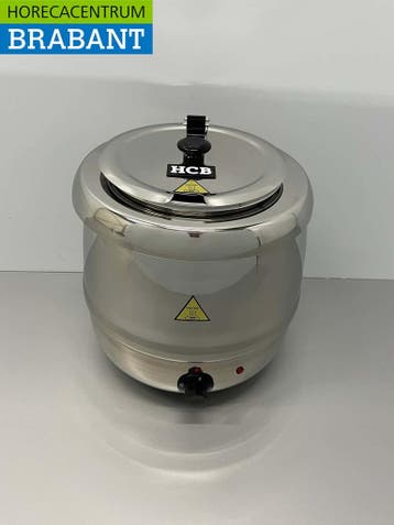 RVS HCB Soepketel Soepterrine 10 liter 230V Horeca, Ophalen of Verzenden, Nieuw in verpakking