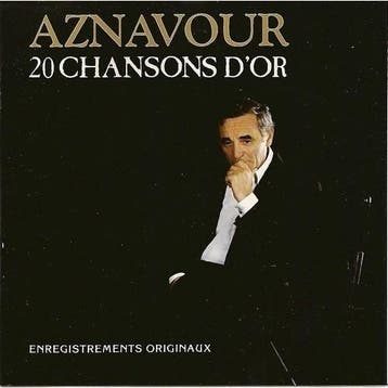 cd - Aznavour - 20 Chansons DOr, Verzenden, Zo goed als nieuw