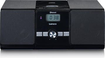 Stereo set met Radio - CD Speler - Met Bluetooth - Zwart - M, Verzenden, Zo goed als nieuw