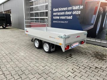 Saris plateauwagen | 276x150 cm - 2000 kg | Gratis ladingnet, Nieuw