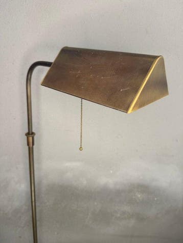 Holtkötter - Staande lamp - Messing - Antieke notarislamp, Nieuw