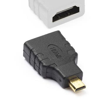 Micro HDMI naar HDMI adapter | Nedis (4K@30Hz, Verguld), Audio, Tv en Foto, Audiokabels en Televisiekabels, Verzenden, Nieuw