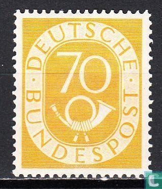 Duitsland - Posthoorn - 1952, Postzegels en Munten, Verzenden, Postfris