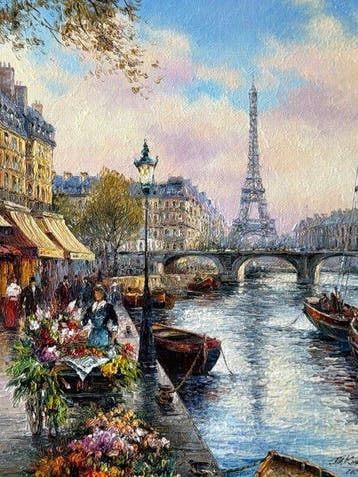 Knysh Tanya (1965) - Harbor Promenade of Sena in Paris