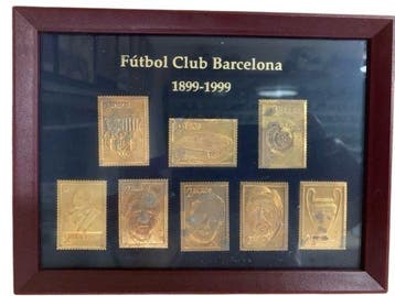 Fútbol Club Barcelona - Fútbol - 1999 - Schilderij met, Nieuw
