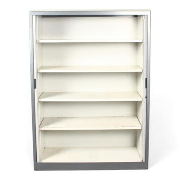 Samas roldeurkast, 165x120x47 cm, antraciet-alu, Huis en Inrichting, Kasten | Roldeurkasten en Archiefkasten, Gebruikt, 100 tot 150 cm
