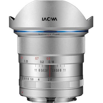 Laowa 12mm f/2.8 Zero-D Silver Nikon, Ophalen of Verzenden, Nieuw, Groothoeklens