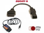 Ducati (Italiaanse) motorbike (4 pins) diagnose kabel en sof, Ophalen of Verzenden